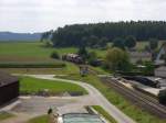 294 745 mit einem Güterzug nach Hirschau bei Godlricht.