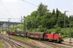 DB Cargo 294 645 mit der Übergabe aus Traunreut. // Traunstein // 6. Juni 2019