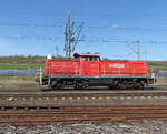 Railion 294 818-0 als Tfzf nach Bebra, am 11.04.2022 in Gerstungen.