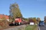 294 599 mit EK56937 am 19.10.2012 in Hirschau (Strecke Amberg - Schnaittenbach)