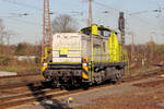 Captrain Lok 26 (295 958-3) ehemals Dortmunder Eisenbahn in Recklinghausen-Ost 27.3.2017