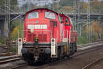 295 012-9 durchfährt Bahnhof Elmshorn. 16.10.2018