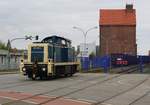 Railsystems RP 295 088-9 am 11.05.2017 im Bereich Nordhafen Stralsund.