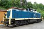 295 078 der Passauer Eisenbahnfreunde am 10.06.23 im Bw Passau.