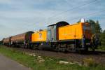 295 057-4  Dinslaken Kobras  der BEG in Meerbusch-Osterath am 31.07.2015