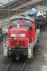 DB 295 017-8 am 18.10.2008 im Rangierbahnhof Hamburg-Maschen.