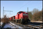 Am 29.1.2006 kam 295072 um 12.12 Uhr mit einer Übergabe aus Ibbenbüren Esch in Richtung Osnabrück durch Westerkappeln Velpe.