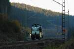 295 076-4 Railsystems RP im Frankenwald bei Steinbach am 03.11.2015.