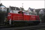 Die 9180 3 296 046-6 D-DB steht in Brgge (Westf).