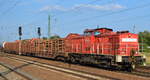 DB Cargo mit 298 321-1 (98 80 3 298 321-1 D-DB) mit gemischtem Übergabe-Güterzug am 03.09.18 Bf.