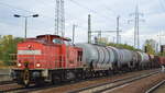 DB Cargo AG mit  298 328-6  [NVR-Nummer: 98 80 3298 328-6 D-DB] und gemischtem Übergabe-Güterzug am 04.10.18 Bf. Flughafen Berlin-Schönefeld.