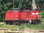 298 091-0 wartet in Frankfurt/Oder auf seine nchsten Einstze als Rangierlok.