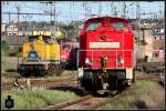 298 318-7 fhrt nach einem Abstecher in den Nordhafen, zurck zum Hbf von Stralsund. am 15.05.09 