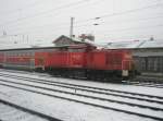 Hier 298 308-8, abgestellt am 23.12.2009 in Angermnde.