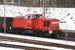 298 334 beim Rangieren am 26.02.2010 in Eberswalde