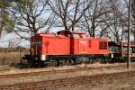 298 317-9 auf der Industriebahn Eberswalde am 18.03.2010 auf dem Weg zu Theo Steil