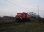 Hier 298 309-6, bei der Ausfahrt am 30.3.2010 aus Schwedt/Oder Hbf.