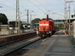 298 328 hat,am 27.Juli 2011,in Stralsund rangiert und fuhr am Abend als Lz von Stralsund nach Mukran ber Bergen/Rgen.