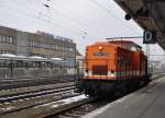 Berlin Lichtenberg am 22.02.2013 .Ausfahrt in Gleis 15 Richtung BIK von LOCON Logistik