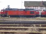 Die 298 100-9 im Bahnhof Nordhausen am 30.03.2008