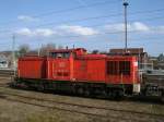 Rangierdienst,am 17.April 2013,in Bergen/Rgen hatte die Rostocker 298 318.