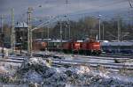 298 319-5 & 298 331-0 DB Schenker Rail Deutschland AG standen im Wustermarker Rangierbahnhof abgestellt und warten auf neue Einsätze.