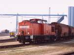 298 080-3 bei Rangierarbeiten am 11.10.2006 im Seehafen Wismar.