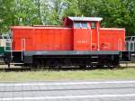 Diesellok 345 100-2 war am 12.5.2012 zu Gast in Putbus auf Rügen und wurde für verschiedene Rangierarbeiten eingesetzt !