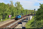 Von Ende April bis Anfang Mai 2019 fanden parallel zu den Maßnahmen zwischen Halle Südstadt und Angersdorf auch Gleisbauarbeiten am Hp Halle Zscherbener Straße auf der Bahnstrecke