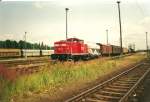 346 706 im Juli 1999 bei Rangierarbeiten im Rangierbahnhof Seddin.