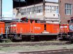 V60 (DR) - 345 097 - am 16.08.2003 in Halle/S. 