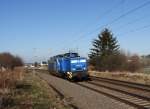 346 003 und 140 037 ist am 22.02.14 in Steinpleis zusehen.