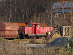 ITB 345 392-5 am 28.11.2016 beim rangieren in Altenburg.