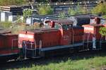 ex DB 345 037-6 der Pressnitztalbahn mbH in Espenhain bei Leipzig 16.10.2016