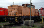 Ex DR 345 020 am 19.11.2000 im Bw.
