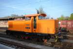 KÖNIGS WUSTERHAUSEN (Landkreis Dahme-Spreewald), 14.04.2009, V60 001 im Bahnhof Königs Wusterhausen