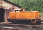 Vor dem Bw von Annaberg-Buchholz Sd steht 346 959 (02.06.1994)  Leider wurde die gesamte Anlage bereits abgerissen.