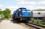 Am 19.05.2015 fuhren die 204 031-1 und die  346 024-9 von der Press ins RAW Stendal .