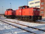 Fr 347 096 und 347 079 war am 23.Januar 2010 in Mukran wieder einmal Nichts zutun.