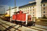 360 236-4 mit Arbeitszug am 07.09.1998 in Nrnberg Hbf.