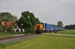 360 608 bringt am 19.05.2012 den ersten Teil des Tchibo-Containerzuges vom Bahnhof Neumarkt zum Max Bgl-Werk wo der Zug entladen wird.