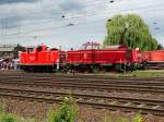 V65 011 und 360 303-2 am 14.06.14 in Koblenz