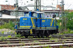 Von einem Bahnsteig eines Münchner Vorortbahnhofs - vermutlich Pasing - aus entstand am 31.05.2008 die Aufnahme der MWB V 662 (DB-Nummer 360 555 und zuletzt MKO 260 555 - Bilder hierzu siehe