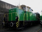 360 573 der Brohltalbahn,eine ehemalige V60,im Umlandebahnhof in Brohl am 2.4.10.