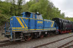 Die Diesellokomotive V 661 Anfang Mai 2017 im Eisenbahnmuseum Bochum.