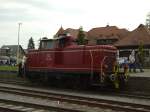 V60 1184 der Vulkan Eifel Bahn beim BAhnhofsfest in Ulmen/Eifel.26.4.08