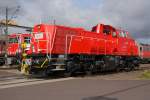 100 Jahre Rangierbahnhof Magdeburg-Rothensee. Moderne Maschinen durften natrlich auch nicht fehlen. Auf dem Foto ist eine Gravita der northrail (260 508-7/261 008-7) zu sehen. 