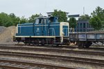 261 671-2 (ex V 60 671 / NVR-Nummer: 98 80 3361 671-1 D-AVOLL ) am 23.07.2016 in Neheim Hüsten im Einsatz bei Gleisbauarbeiten auf der KBS 435 