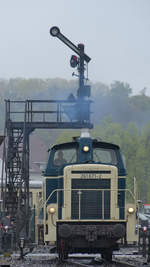 DB 261 671-2 Anfang Mai 2017 im Eisenbahnmuseum Bochum.