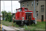 Rangierlok 362943-3 am 31.5.2007 im HBF Frankfurt an der Oder.